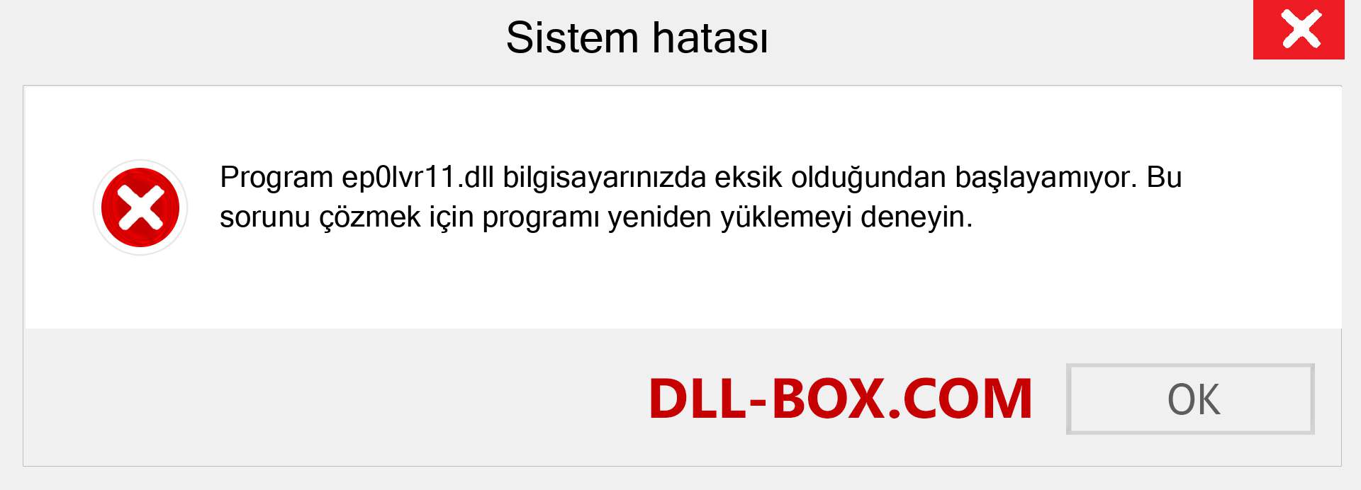 ep0lvr11.dll dosyası eksik mi? Windows 7, 8, 10 için İndirin - Windows'ta ep0lvr11 dll Eksik Hatasını Düzeltin, fotoğraflar, resimler